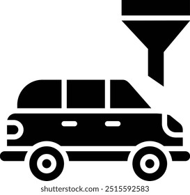 Ilustración de diseño de icono de Vector de embudo