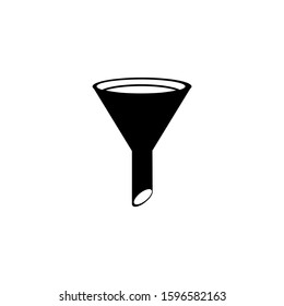 Funnel vector icon on eps 10 with a white background.
