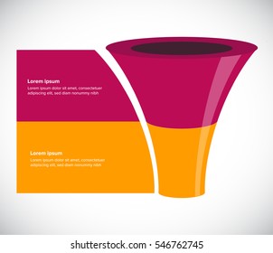 Funnel Vector illustration