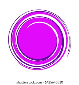 Funnel violet blue on a white background