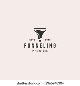 funneling logo icon vector illustration