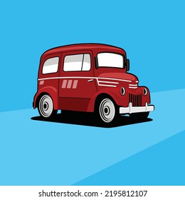 Funnies Classic Car Illustration Vector Image Stock Vector (Royalty ...