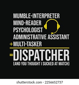 Funny 911 Dispatcher First Responder funny t-shirt design svg