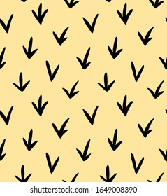 Funny abstract simple shapes seamless pattern design