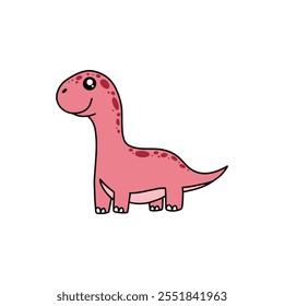 Divertidas y adorables Ilustraciones de dinosaurio de dibujos animados para pegatinas y envoltura de regalos