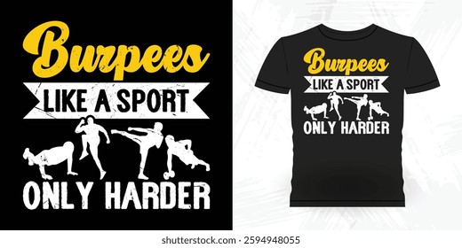 Funny Aerobics Instructor Vintage Aerobics T-shirt Design