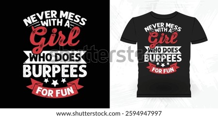 Funny Aerobics Instructor Vintage Aerobics T-shirt Design