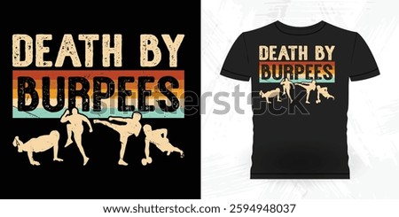 Funny Aerobics Instructor Vintage Aerobics T-shirt Design