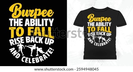 Funny Aerobics Instructor Vintage Aerobics T-shirt Design