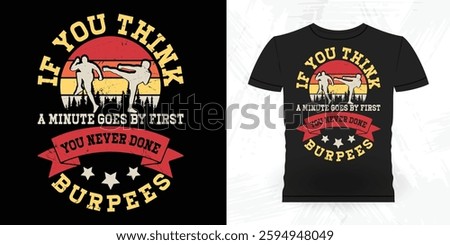 Funny Aerobics Instructor Vintage Aerobics T-shirt Design