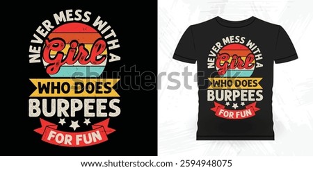Funny Aerobics Instructor Vintage Aerobics T-shirt Design
