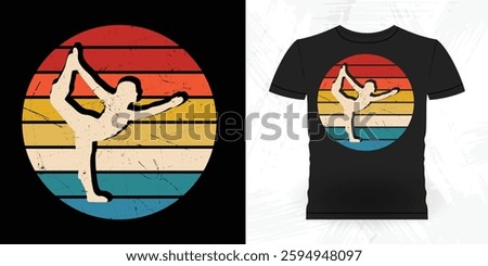Funny Aerobics Instructor Vintage Aerobics T-shirt Design