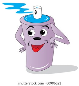 Funny aerosol cylinder
