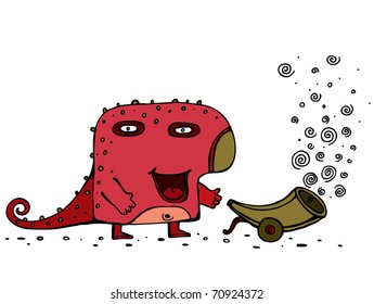 funny alien from another planet