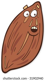 funny almond surprised