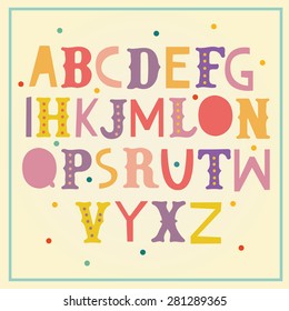 Funny alphabet 