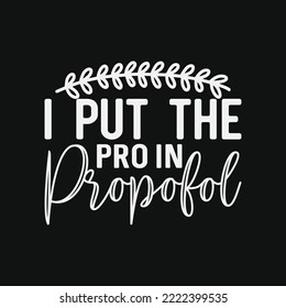 Funny Anästhesiologin Anästhesie Geschenk Pro Propofol