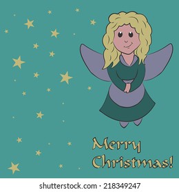 funny angel christmas greetings
