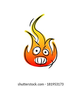 funny angry fire