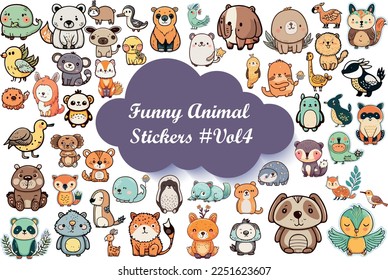 Animal Sticker Images – Browse 557,213 Stock Photos, Vectors, and Video