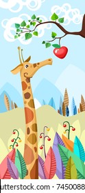funny animal illustration