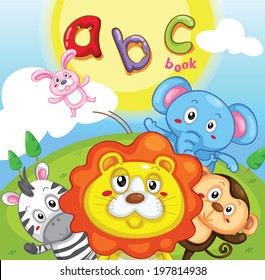 funny animal vector