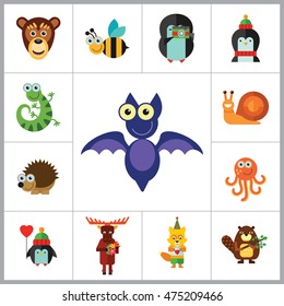 Funny Animals Icon Set