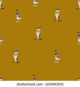 the funny animals seamless pattern art design