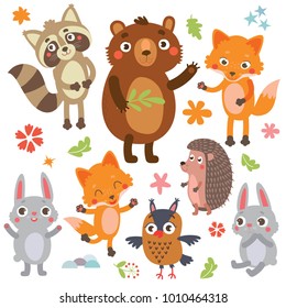 funny animals set