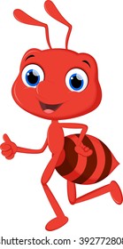 funny ant cartoon running