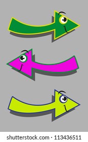 funny arrows set