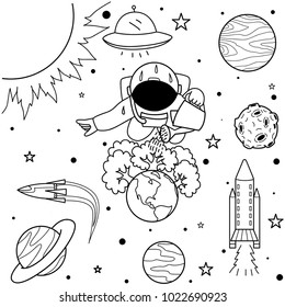 12,011 Outer Space Coloring Pages Images, Stock Photos & Vectors ...