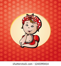 Funny auntie logo 