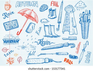Funny Autumn doodles
