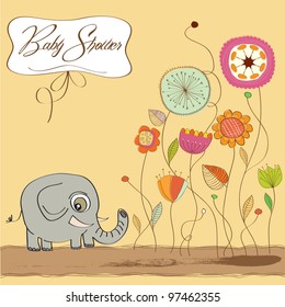 funny baby announcement card