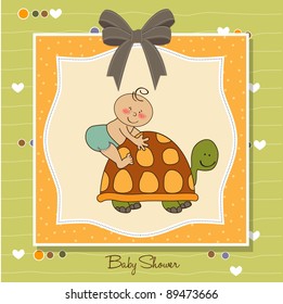 funny baby shower card