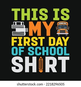 Funny Back to School Gift T-shirt Design