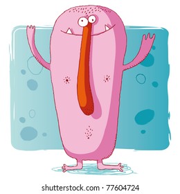 funny bacteria / funny monster