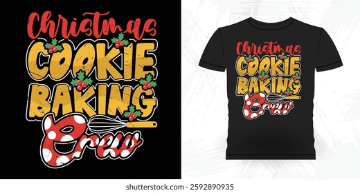 Funny Bake Vintage Baking T-shirt Design