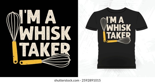 Funny Bake Vintage Baking T-shirt Design