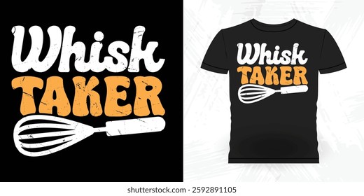 Funny Bake Vintage Baking T-shirt Design