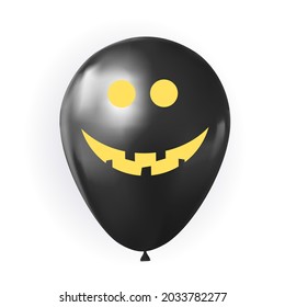 Funny balloon for Halloween isolated on white. Vector Illustration EPS10