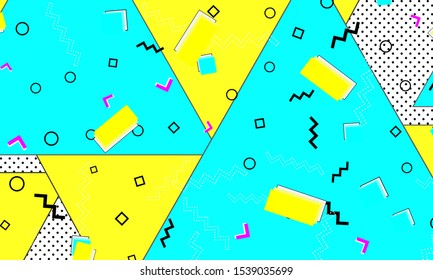 Funny Banner. Abstract Texture. Beautiful Honey Decor. Gradient Composition. Grunge Turquoise Poster. Lemon Dot Pattern. Spotty Blue Elements.