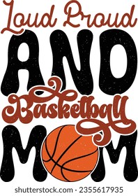 Funny Basketball Sublimation Design Graphics. Black Pumpkin Color Typographic Combination on White Background makes a ready Template for Printing on Clothing and Sport Apparels.