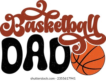 Funny Basketball Sublimation Design Graphics. Black Pumpkin Color Typographic Combination on White Background makes a ready Template for Printing on Clothing and Sport Apparels.