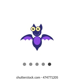 Funny bat icon