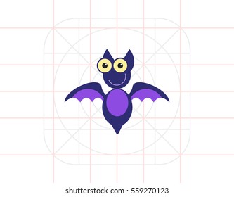 Funny bat icon