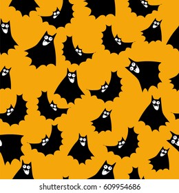 funny bats.seamless pattern