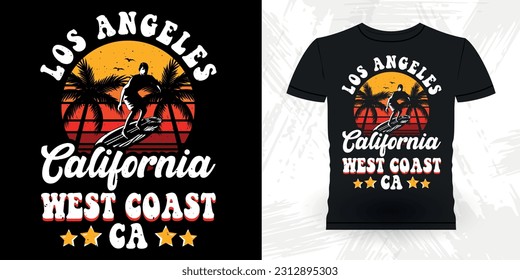 Funny Beach Summer Vacation Retro Vintage Surfing Surfer Lover Summer T-shirt Design