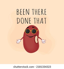 Carácter de cuchara divertida, letras, ilustración vectorial.
